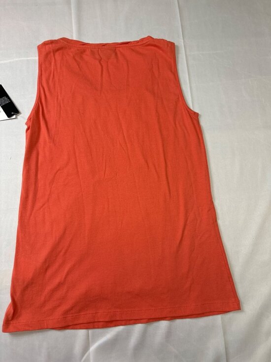 tribal xsmall tangerine nwt pleated look top - Picture 9 of 9